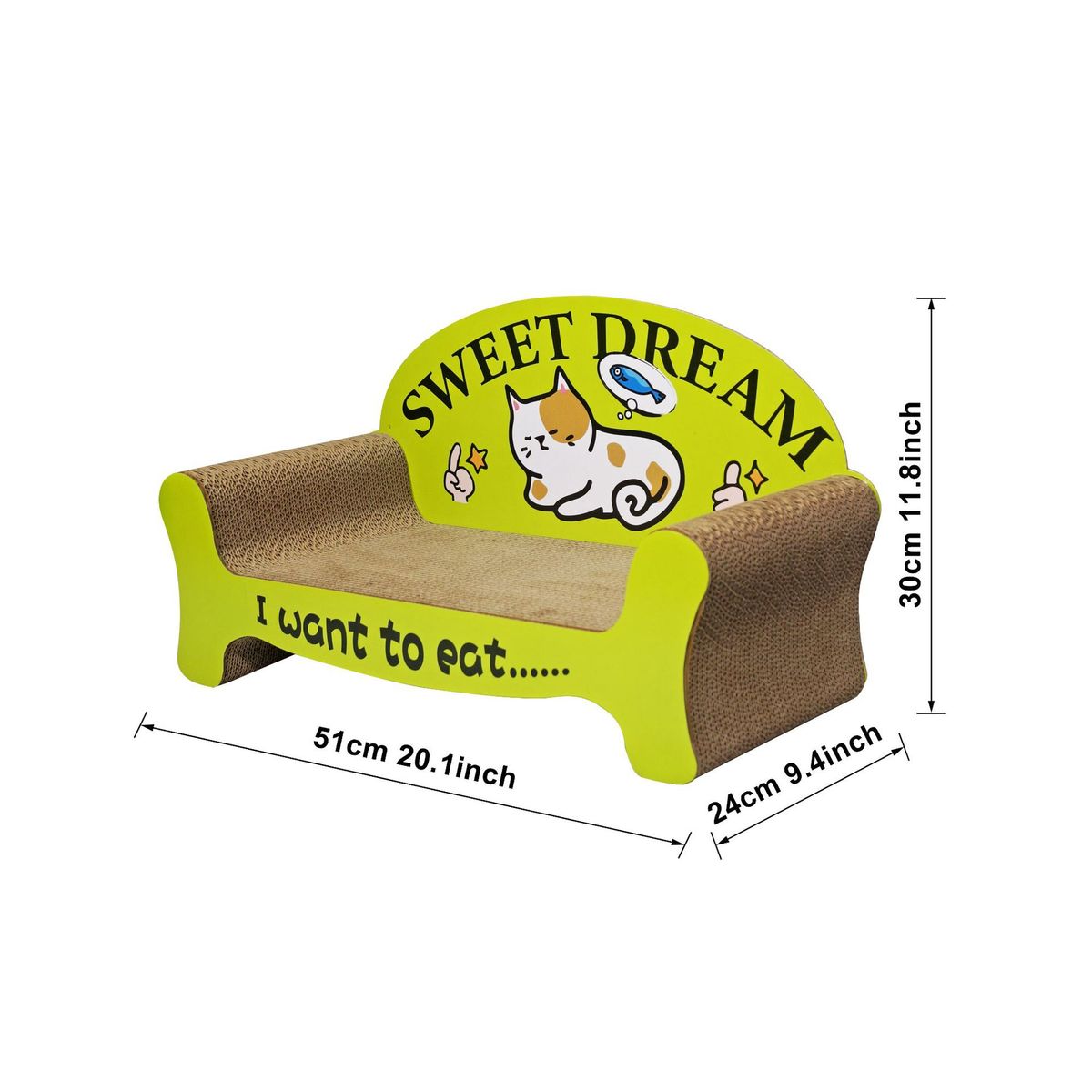 Spielzeug Sofa Katze Kratzbrett Vertikale Große Fläche Krallen Schleifen Spielen Schlaf Integrierte Simulation Möbel Verdickt Und_voghion.com