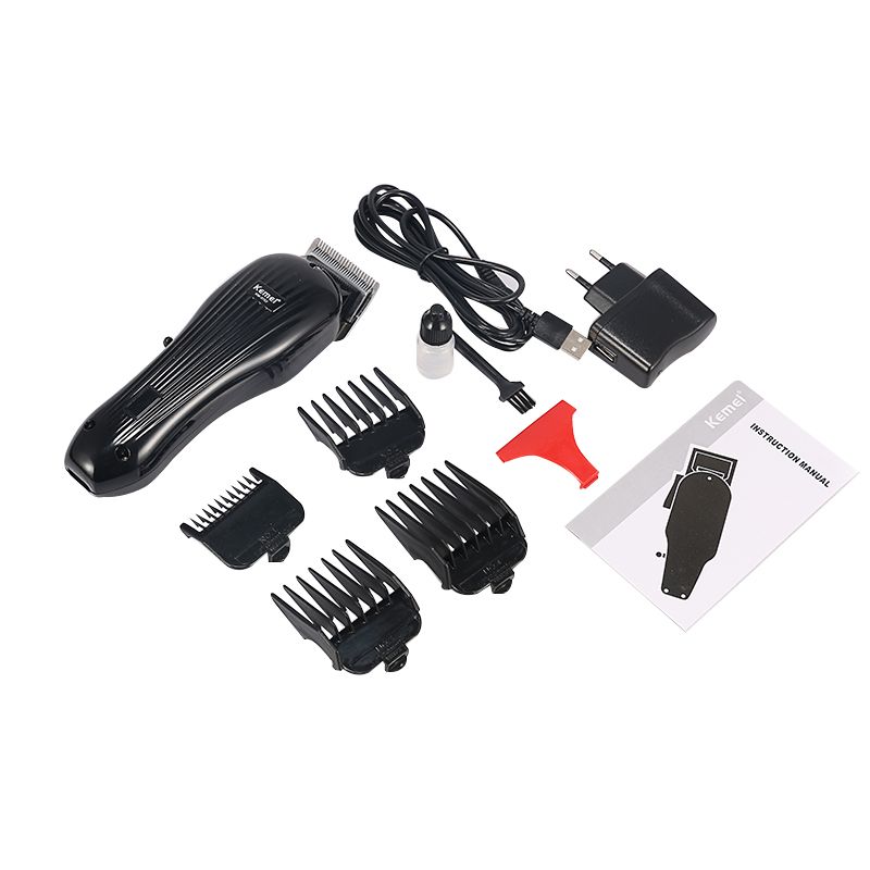 Kemei-3703 Professionell Elektresch Clipper Opluedbar Baart Trimmer LCD Hoerschneiden Hine Styling Tools_voghion.com