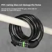 Candado para bicicleta con código de 4 dígitos, 120 cm, antirrobo, cable de acero, accesorios para bicicleta, 4 colores_voghion.com