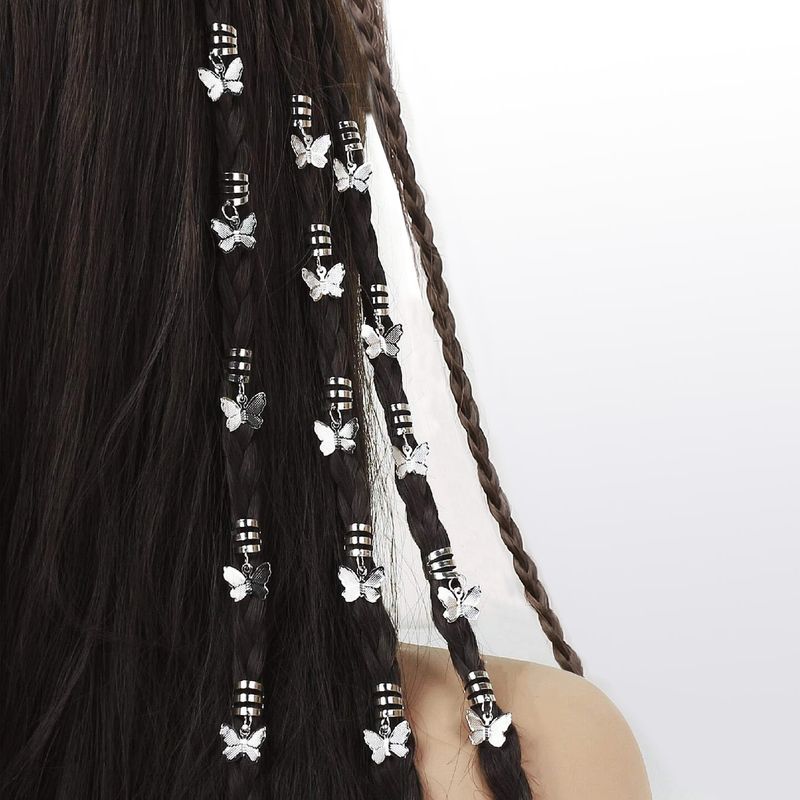 15 - Piece European And American Best - Selling Butterfly - Style Ancient - Style Dreadlock Hair Rings, Hair Accessories & Hair Ties_voghion.com