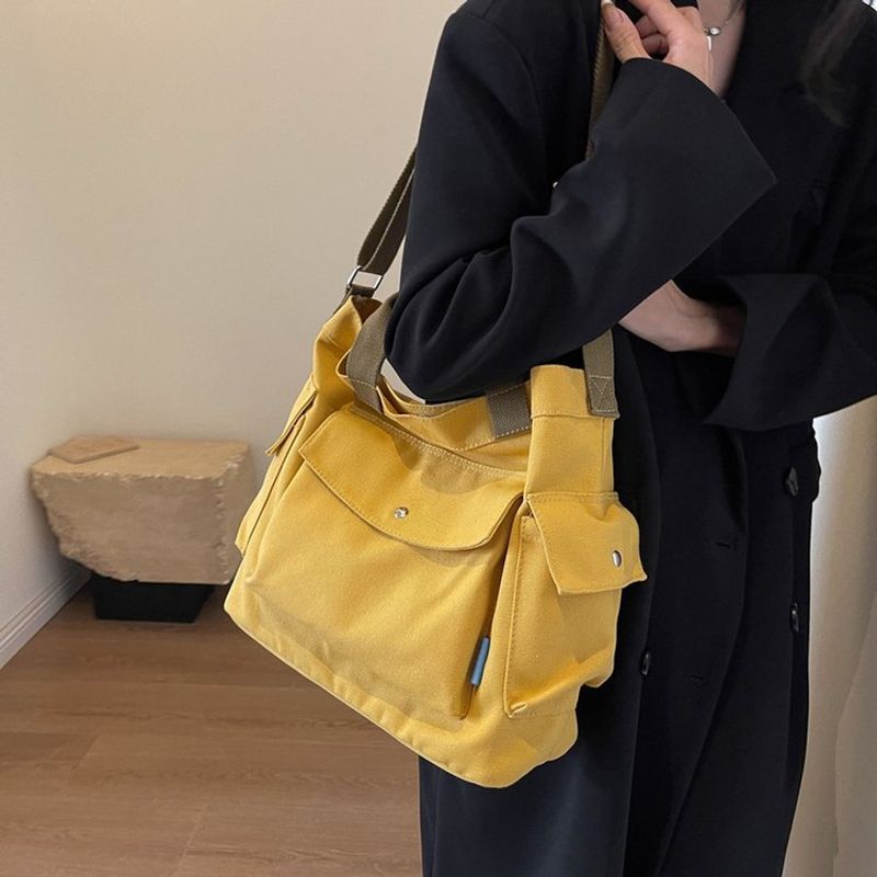 Nuova borsa in tela di alta qualità in stile giapponese coreano con grande capacità e versatilità, tracolla singola_voghion.com