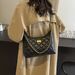 Quilted Small Style Chain Tote For Women 2025 New Commuter Versatile Underarm Single Shoulder Crossbody Bag_voghion.com