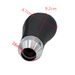 Universal Car Shift Knob Gear Stick + Boot Set 5 / 6 Speed Manual Shifter Lever Black Red e PU Leather_voghion.com