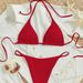 Női ruházat fűzős bikini fürdőruha új szexi strandbikini meleg tavaszi fürdőruhához_voghion.com