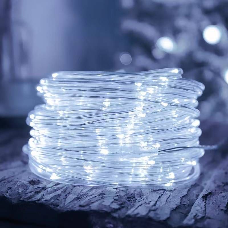 ​​Solar & Electric Powered Fairy String Lights - 800LED Waterproof Outdoor Decorative Lights For Garden, Patio & Events (IP66 Shatterproof)​_voghion.com