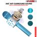 5 Core Microphone Wireless Karaoke Mic Pair With Speaker 3 In 1 Portable Bluetooth Microfono Inalambrico W Recording USB Aux For Home Party Birthday_voghion.com