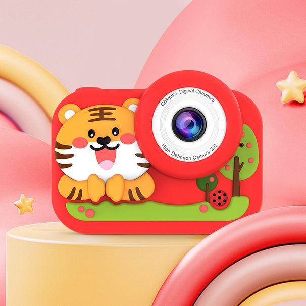 【Alta qualità】 Nuova telecamera giocattolo HD per bambini, regalo di compleanno per studenti delle scuole elementari, panda, tigre e coniglio_voghion.com