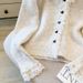 Women's Clothing Lace Stitching Sample Fashionable Elegant Lace Trim V-Neck Long Sleeve Cardigan Sweater For Women - Grey & Beige, One Size Fits All_voghion.com