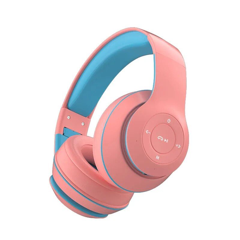 2023 Foldable Wireless Headsets Bluetooth Headphones Bass Stereo Earphone Mp3 Player With Mic Support TF Card AUX PC For_voghion.com