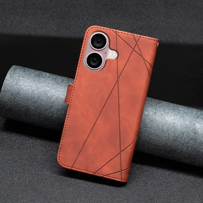 Plånbok Magnetic Flip Läderfodral för IPhone 16 Pro Max 15 14 Plus 13 Protect Vikbar kortplats Stötsäker Business Cover_voghion.com