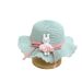 New Children's Straw Hat Bow Straw Bag Set Summer Beach Sun Protection Parent Child Trend Sun Hat_voghion.com