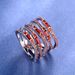 Women's Jewelry Unique Geometric Stackable Zircon Ring Set Hypoallergenic & Tarnish-Free Do Not Fade Small Batches Of Wrapped Zircon Rings_voghion.com