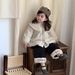 Alyce-xiyue1baobao Girls' Cotton Jacket 2025 Autumn Winter New Baby Clothes Thickened Warm Korean Style Children's Fleece Set_voghion.com