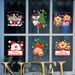 Christmas Wall Stickers Set - Snowflake, Santa Claus, Reindeer, Tree Decals For Home, School & Shop Windows_voghion.com