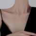 Collana leggera di lusso Niche S in argento puro per donna con battito cardiaco ondulato, stile minimalista, temperamento, catena per clavicola_voghion.com