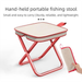 Outdoor Folding Portable Small Fishing Telescopic Picnic Chair Handbag Stool Thickened Camping_voghion.com