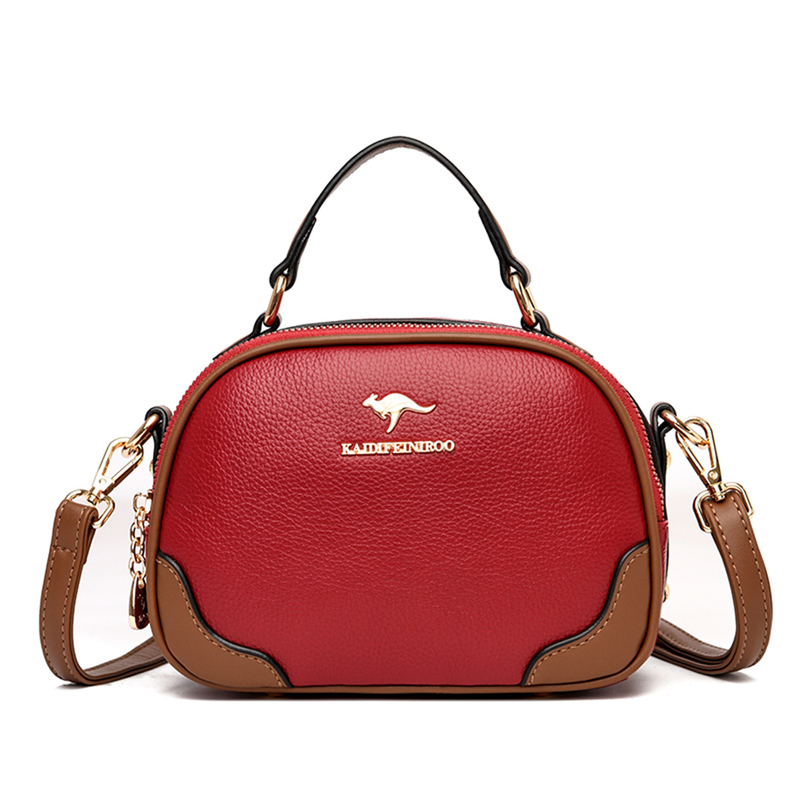 Multifunktions-Designer-Handtasche Geldbörse Frauen Top-Hand Tasche echtes Kuhleder Schulter Messenger Corssbody Sac für_voghion.com