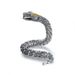 Sterling Silver Bracelet For Men High-End Sense Design Personality Medusa Rattlesnake Hip-Hop Dominant_voghion.com