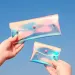 Transparent Coin Purse Women Wallet Laser PVC Card Pencil Cosmetic Money Clutc Bag Case Female Mini Zipper Wallets_voghion.com