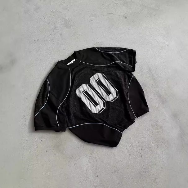 Magliette sportive traspiranti estive da uomo e da donna, con motivo tridimensionale digitale in rete, comode e comode._voghion.com