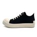 RO Double Line Black Casual Versatile Couple Style Board For Men And Women, Thick Soled Round Toe Low Top Lace Up Canvas_voghion.com