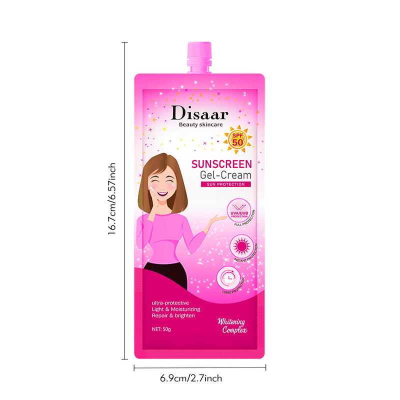 Disaar Full body SPF Sunscreen Isolation Cream Bag_voghion.com