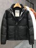 Beliebte weiße Daunenjacke für Herren, trendige Marke, trendiger Wintermantel, Winter 2024, neues Thermooberteil mit Stehkragen für Herren_voghion.com