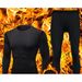Fleece-Lined Base Layer Men's Fitness Thermal Underwear Sports Set Tight-Fitting Winter Running Yoga High Elastic_voghion.com