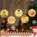 Festive LED Christmas Lights - PVC Ice Strip String Lights With Remote Control For Window Decor, Warm White & Themed Designs_voghion.com