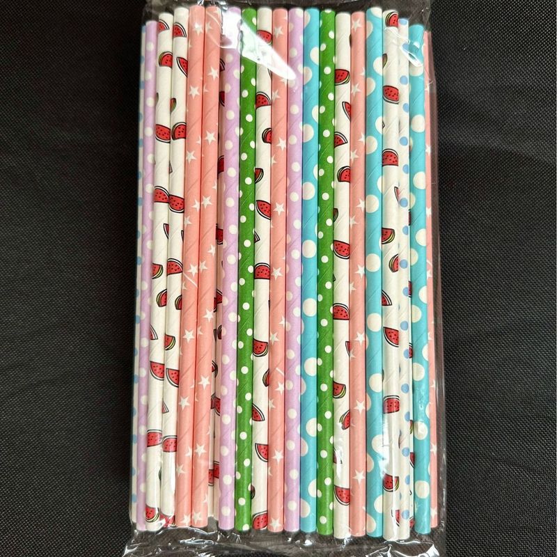 Colorful Cocktail Straws 200-Pack - Disposable Bar | Juice/Mocktails | Creative Party Supplies_voghion.com