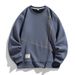 Men’s Oversized Drop Shoulder Sweatshirt – Minimalist Crewneck Pullover (M-5XL, Wrinkle-Resistant Cotton Blend)_voghion.com