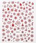 Nail Art Christmas sticker Red vintage elk Snowflake Snowman Christmas tree back nail sticker_voghion.com