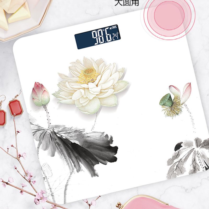 Electronic Scale For Home Use, Accurate And Durable Scale, Lotus Dormitory Body Weight Measuring Device_voghion.com