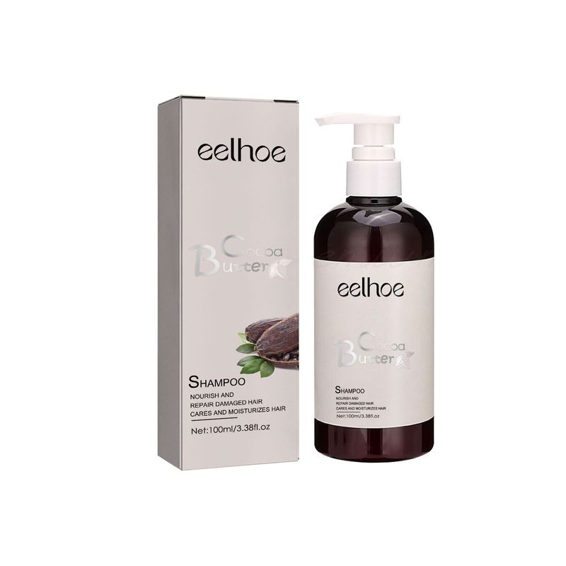 EELHOE Kakaobutter-Shampoo-Conditioner, beruhigende und feuchtigkeitsspendende Kopfhaut-Haarpflege_voghion.com
