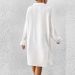 Cross-Border New Bamboo Cotton Long Sleeve Shirt-Style Beach Cover-Up Vacation Sun Protection Shirt Bikini Swimsuit_voghion.com