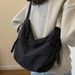 Men's Bags This Year's Popular Oxford Cloth Bag Messenger Bag Female New Casual One Shoulder Student Class Commuting Dumpling Bag_voghion.com