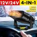 Riscaldatore portatile per sbrinamento e rimozione della neve per auto 12V24V Forniture automobilistiche portatili_voghion.com