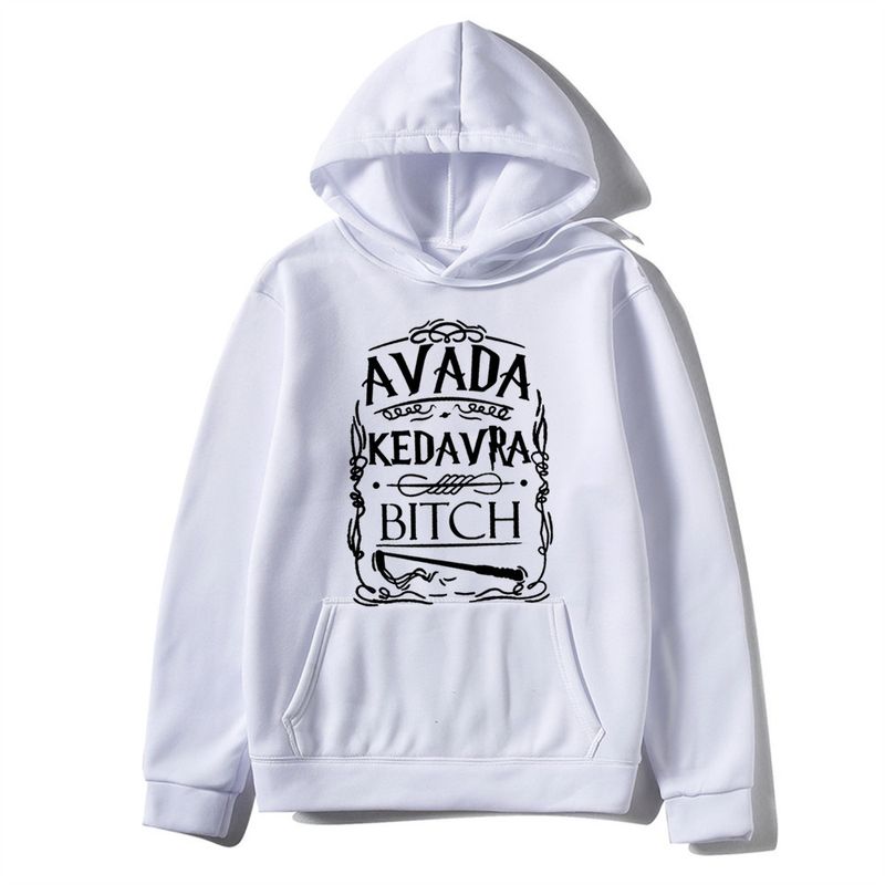 Warm Printed Women's Sweater 2023 Autumn/Winter Style Brushed Loose Hoodie Letter Style Hoodie_voghion.com