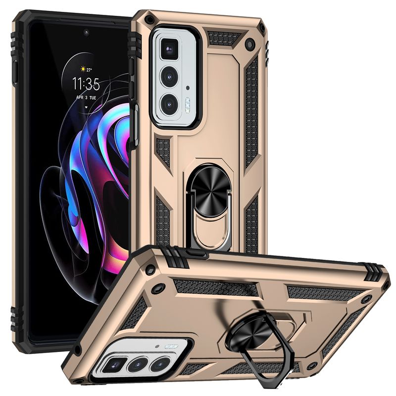 for Motorola Edge 20 Pro Case, with Finger Ring Holder Kickstand, Military Grade Stand Cover Phone Cases for Motorola Ed_voghion.com