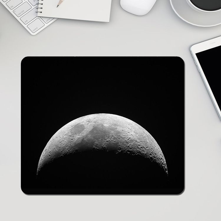 Tappetino da tavolo per tastiera per computer con bordo di bloccaggio, di qualità imbattibile, con motivo a cielo stellato cosmico, spesso, di piccole dimensioni, con motivo a nebulosa spaziale, pianeta._voghion.com