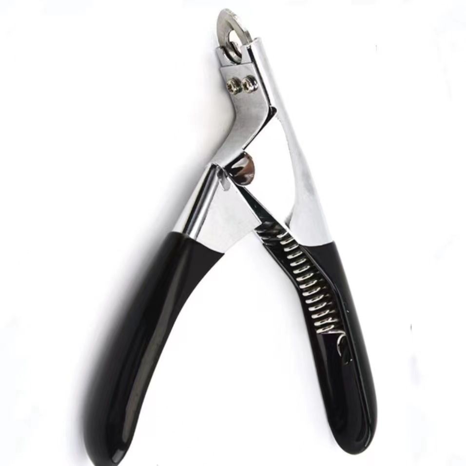 Set di due pezzi di tagliaunghie per cani e gatti in acciaio inossidabile a spina di pesce e lime, blu, rosso e nero_voghion.com