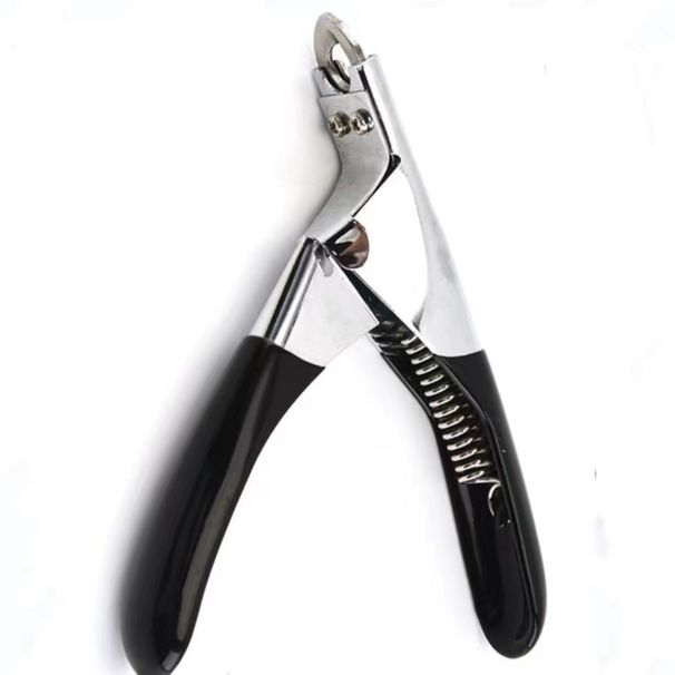 Set di due pezzi di tagliaunghie per cani e gatti in acciaio inossidabile a spina di pesce e lime, blu, rosso e nero_voghion.com