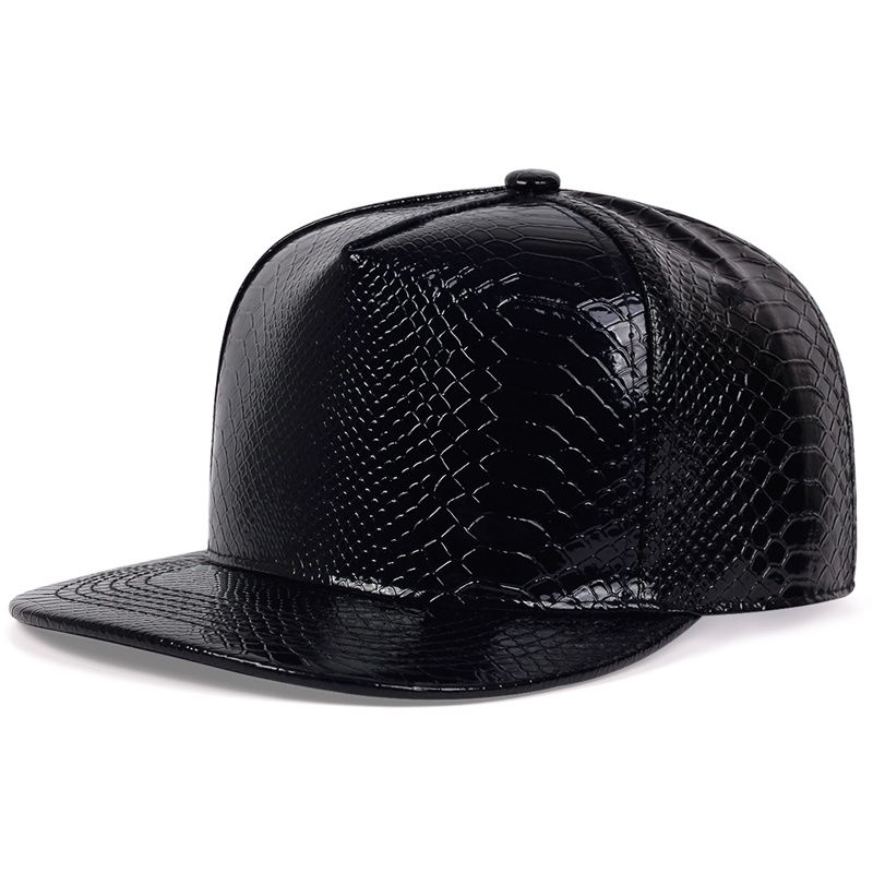 Solid Leather Snapback Hat Men Women Adjustable Baseball Cap Sport Hip Hop Golf Caps Male Female Street Headwear Sun_voghion.com