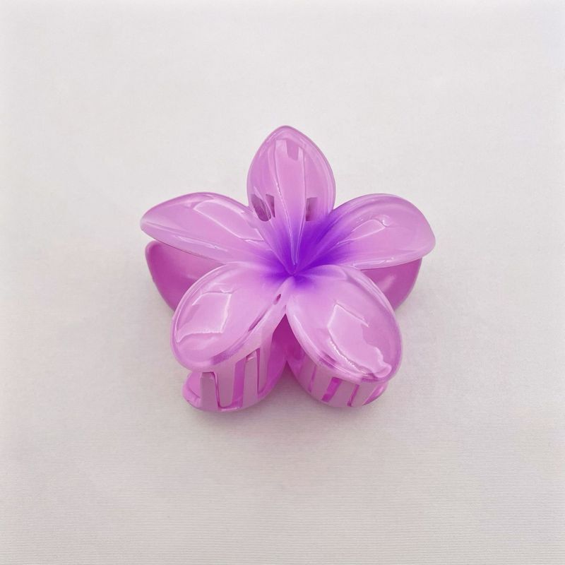 New Color Large Acetate Hairpin Flower Clip High Grade Elegant Ladies Hair Accessories Side Grabbing Shark Clip_voghion.com