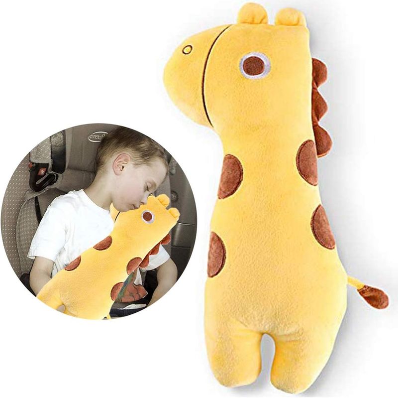 Seat Belt Pillow for Kids,Dinosaur Car Pillow for Kids,Toddler Seat Belt Cushion Seatbelt Cover for Girl Boy Baby Car Stroller_voghion.com