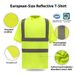 Round Neck T-shirt In Stock For Construction, Warehousing, Road Safety, Reflective Clothing, Short Sleeved Summer_voghion.com