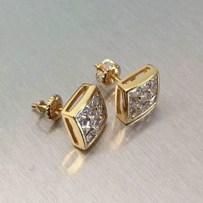 Gioielli unisex Moda Moda multicolore Zircone Temperamento Cristallo Orecchini Gioielli_voghion.com