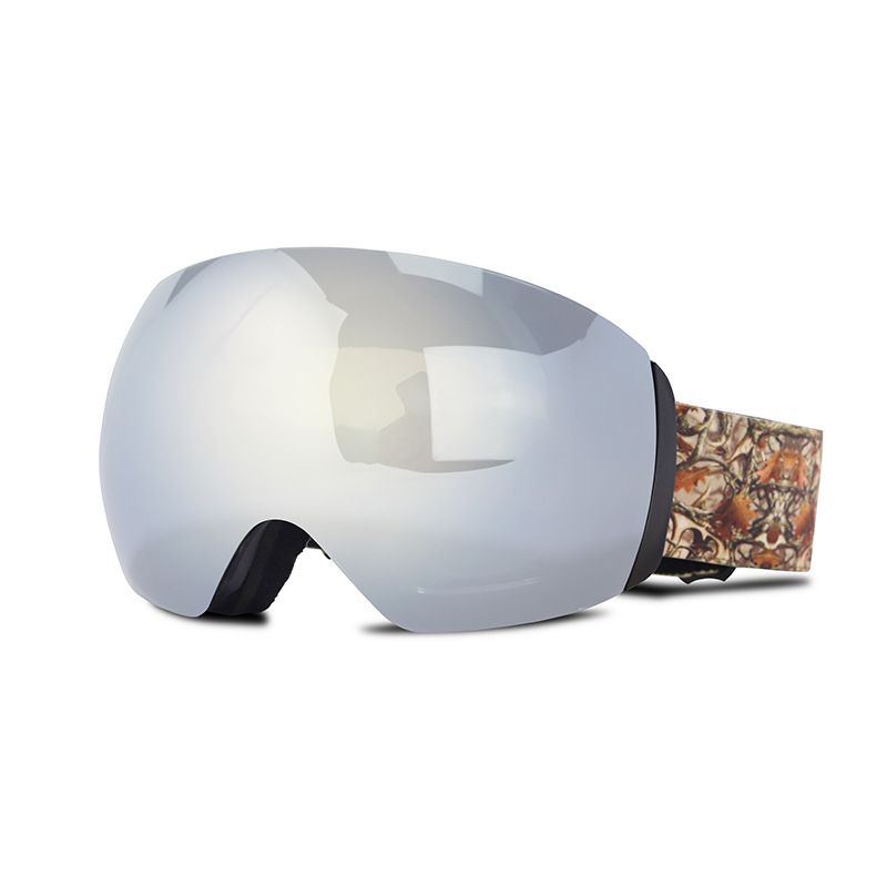 Ski goggles with large spherical surface adults, double-layer durable anti fog ski goggles, skiing equipment for men and_voghion.com