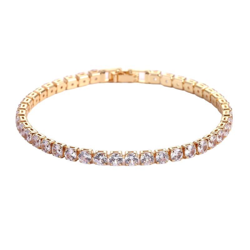 Zircon Anklet Simple Bracelet Gift Live Streaming Hip Hop Trendy Brand Jewelry_voghion.com