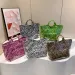 Fashion PVC Reusable Shopping Vintage Leopard Womens Large Capacity Waterproof Handbag Tote Beach Bag Travel 241115_voghion.com